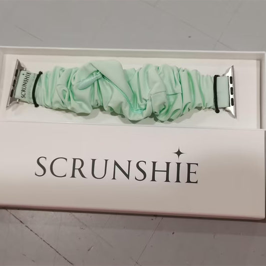 Scrunchie Watch With Pocket  Hidden Zipper Pocker