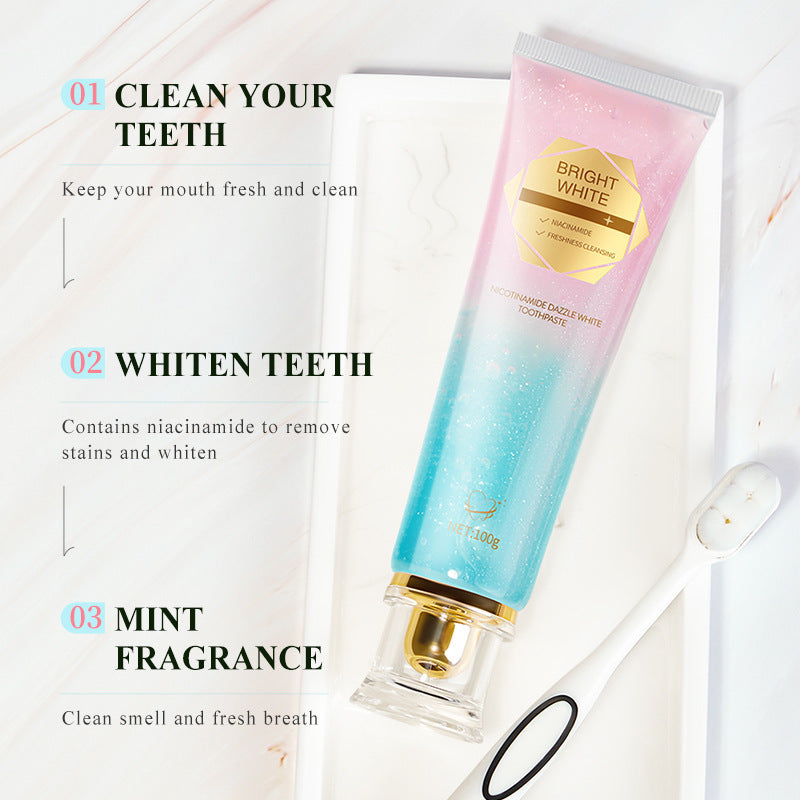 Nicotinamide Dazzling White Toothpaste Refreshing And Clean Oral Cavity