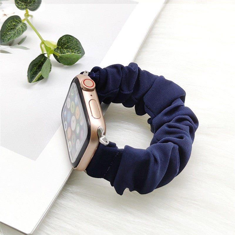 Scrunchie Watch With Pocket Hidden Zipper Pocker