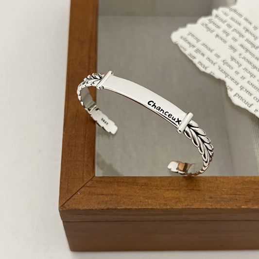 Simple Letter Bracelet Female Wheat Creative